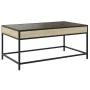 Mesa de centro con Infinity LED roble Sonoma 90x50x41 cm de , Mesas de centro - Ref: Foro24-847688, Precio: 97,28 €, Descuent...