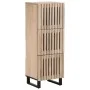 Aparador alto madera maciza de mango 40x34x110 cm de , Almacenamiento para CD y DVD - Ref: Foro24-377582, Precio: 133,28 €, D...