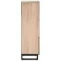 Aparador alto madera maciza de mango 40x34x110 cm de , Almacenamiento para CD y DVD - Ref: Foro24-377582, Precio: 133,28 €, D...