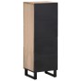 Aparador alto madera maciza de mango 40x34x110 cm de , Almacenamiento para CD y DVD - Ref: Foro24-377582, Precio: 135,44 €, D...