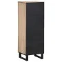 Aparador alto madera maciza de mango 40x34x110 cm de , Almacenamiento para CD y DVD - Ref: Foro24-377582, Precio: 133,28 €, D...