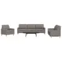 Juego de sofás 3 piezas tela gris taupe de , Sofás - Ref: Foro24-3278294, Precio: 667,47 €, Descuento: %