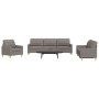 Juego de sofás 3 piezas tela gris taupe de , Sofás - Ref: Foro24-3278294, Precio: 679,23 €, Descuento: %