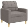Juego de sofás 3 piezas tela gris taupe de , Sofás - Ref: Foro24-3278294, Precio: 679,23 €, Descuento: %