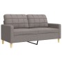 Juego de sofás 3 piezas tela gris taupe de , Sofás - Ref: Foro24-3278294, Precio: 679,23 €, Descuento: %