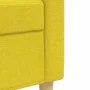 Juego de sofás con reposapiés 3 piezas tela amarillo claro de , Sofás - Ref: Foro24-3278332, Precio: 527,08 €, Descuento: %