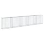 Cesta de gaviones con cubierta hierro galvanizado 500x50x100 cm de , Maceteros y jardineras - Ref: Foro24-3295146, Precio: 18...