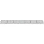 Cesta de gaviones con cubierta hierro galvanizado 700x100x50 cm de , Maceteros y jardineras - Ref: Foro24-3295184, Precio: 27...