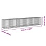 Cesta de gaviones con cubierta hierro galvanizado 550x100x100cm de , Maceteros y jardineras - Ref: Foro24-3295199, Precio: 31...
