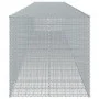 Cesta de gaviones y cubierta hierro galvanizado 1050x100x100 cm de , Maceteros y jardineras - Ref: Foro24-3295209, Precio: 59...