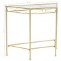 Mesa auxiliar de estilo vintage metal 87x34x73 cm dorada en Mesas auxiliares | Comprar online en Foru.es