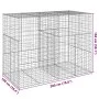 Cesta gaviones con cubierta hierro galvanizado 200x100x150 cm de , Maceteros y jardineras - Ref: Foro24-3295214, Precio: 160,...