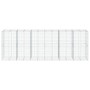 Cesta de gaviones con cubierta hierro galvanizado 600x100x200cm de , Maceteros y jardineras - Ref: Foro24-3295235, Precio: 52...
