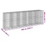 Cesta de gaviones con cubierta hierro galvanizado 600x100x200cm de , Maceteros y jardineras - Ref: Foro24-3295235, Precio: 52...