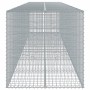 Cesta de gaviones con cubierta hierro galvanizado 700x100x100cm de , Maceteros y jardineras - Ref: Foro24-3295202, Precio: 42...