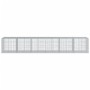 Cesta de gaviones con cubierta hierro galvanizado 600x100x100cm de , Maceteros y jardineras - Ref: Foro24-3295200, Precio: 32...