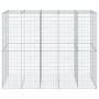 Cesta de gaviones con cubierta hierro galvanizado 250x100x200cm de , Maceteros y jardineras - Ref: Foro24-3295228, Precio: 24...