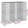 Cesta de gaviones con cubierta hierro galvanizado 250x100x200cm de , Maceteros y jardineras - Ref: Foro24-3295228, Precio: 24...
