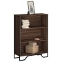 Estantería madera de ingeniería marrón roble 80x31x106 cm de , Librerías y estanterías - Ref: Foro24-848628, Precio: 60,25 €,...
