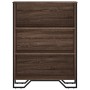 Estantería madera de ingeniería marrón roble 80x31x106 cm de , Librerías y estanterías - Ref: Foro24-848628, Precio: 60,25 €,...