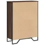 Estantería madera de ingeniería marrón roble 80x31x106 cm de , Librerías y estanterías - Ref: Foro24-848628, Precio: 59,51 €,...