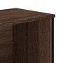 Estantería madera de ingeniería marrón roble 80x31x106 cm de , Librerías y estanterías - Ref: Foro24-848628, Precio: 59,51 €,...