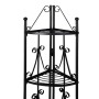 Estante De Planta De Esquina Negro de vidaXL, Soportes para macetas - Ref: Foro24-40782, Precio: 76,08 €, Descuento: %