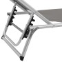 Tumbonas plegables con techo 2 uds aluminio y textilene gris de vidaXL, Tumbonas - Ref: Foro24-312460, Precio: 188,77 €, Desc...