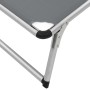 Tumbonas plegables con techo 2 uds aluminio y textilene gris de vidaXL, Tumbonas - Ref: Foro24-312460, Precio: 188,77 €, Desc...