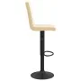 Küchenhocker 2 Stück in cremefarbenem Samtstoff von , Küchenhocker - Ref: Foro24-335762, Preis: 130,92 €, Rabatt: %
