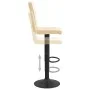 Küchenhocker 2 Stück in cremefarbenem Samtstoff von , Küchenhocker - Ref: Foro24-335762, Preis: 130,92 €, Rabatt: %