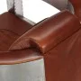 Sillon de aviador de cuero auténtico marrón de , Sillones - Ref: Foro24-247796, Precio: 525,04 €, Descuento: %
