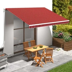 Toldo de lona naranja y marrón 450x300 cm de , Toldos - Ref: Foro24-145725, Precio: 63,36 €, Descuento: %