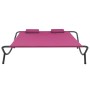 Tumbona de exterior de tela rosa de vidaXL, Camas para exteriores - Ref: Foro24-313532, Precio: 109,92 €, Descuento: %