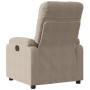 Sillón reclinable eléctrico tela de microfibra gris taupe de , Sillones - Ref: Foro24-3204915, Precio: 286,52 €, Descuento: %
