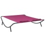 Tumbona de exterior de tela rosa de vidaXL, Camas para exteriores - Ref: Foro24-313532, Precio: 109,92 €, Descuento: %