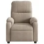 Sillón reclinable eléctrico tela de microfibra gris taupe de , Sillones - Ref: Foro24-3204915, Precio: 296,21 €, Descuento: %