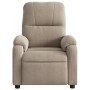 Sillón reclinable eléctrico tela de microfibra gris taupe de , Sillones - Ref: Foro24-3204915, Precio: 286,52 €, Descuento: %