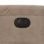 Sillón reclinable eléctrico tela de microfibra gris taupe de , Sillones - Ref: Foro24-3204915, Precio: 296,21 €, Descuento: %