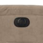 Sillón reclinable eléctrico tela de microfibra gris taupe de , Sillones - Ref: Foro24-3204915, Precio: 286,52 €, Descuento: %