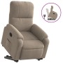 Sillón reclinable elevable tela de microfibra gris taupe de , Sillones - Ref: Foro24-3204929, Precio: 306,90 €, Descuento: %