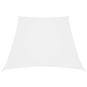 Toldo de vela trapezoidal tela oxford blanco 3/4x3 m en Sombrillas | Comprar online en Foru.es