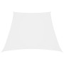 Toldo de vela trapezoidal tela oxford blanco 3/4x3 m en Sombrillas | Comprar online en Foru.es
