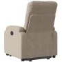Sillón eléctrico reclinable elevable tela microfibra gris taupe de , Sillones - Ref: Foro24-3204943, Precio: 378,29 €, Descue...