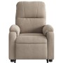Sillón eléctrico reclinable elevable tela microfibra gris taupe de , Sillones - Ref: Foro24-3204943, Precio: 348,04 €, Descue...