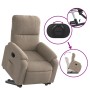 Sillón eléctrico reclinable elevable tela microfibra gris taupe de , Sillones - Ref: Foro24-3204943, Precio: 348,04 €, Descue...