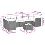 Set de sofás de jardín 8 pzas y cojines ratán sintético gris de , Conjuntos de jardín - Ref: Foro24-3217292, Precio: 574,17 €...