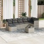 Set de sofás de jardín 8 pzas y cojines ratán sintético gris de , Conjuntos de jardín - Ref: Foro24-3217982, Precio: 536,93 €...