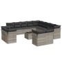 Set sofás jardín 14 pzas con cojines ratán sintético gris claro de , Conjuntos de jardín - Ref: Foro24-3218562, Precio: 1,00 ...
