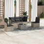 Set de sofás de jardín 6 pzas y cojines ratán sintético gris de , Conjuntos de jardín - Ref: Foro24-3217362, Precio: 409,54 €...